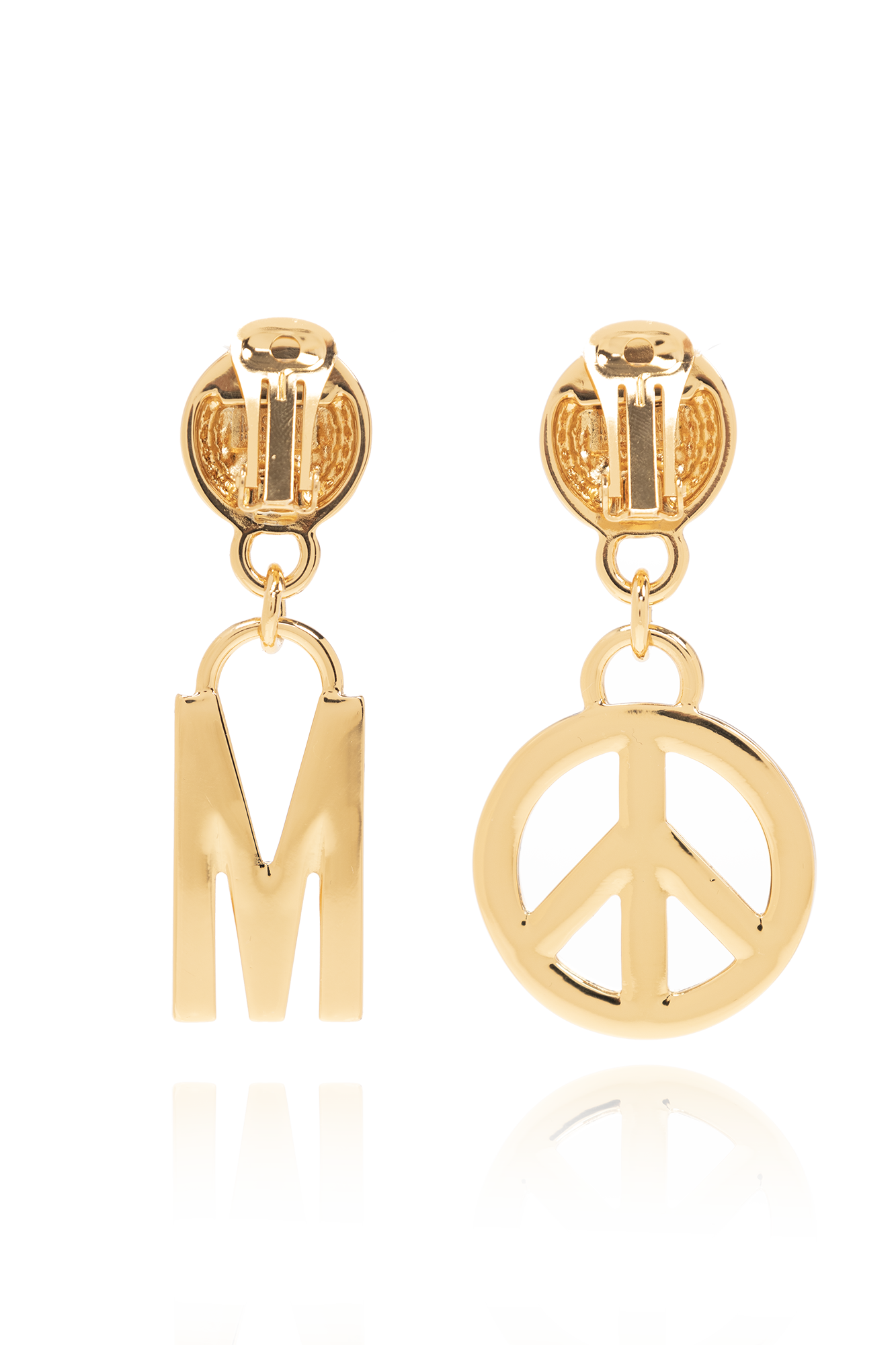 Moschino peace discount earrings